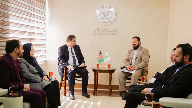 بازدید دو روزه ریاست محترم نظارت و ارزیابی وزارت تحصیلات عالی از دانشگاه کاتب