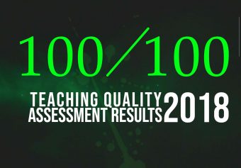 Teaching quality assessment results 2018