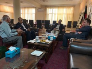 The coordination meeting was held for scientific and research cooperation between Kateb University and the United States Institute for Peace.