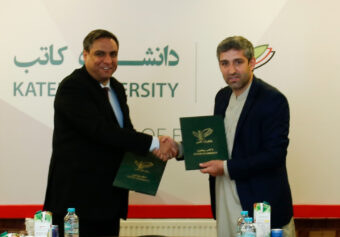 A memorandum of Understanding between Kateb University and Malalai Institute of Higher Education has been signed.