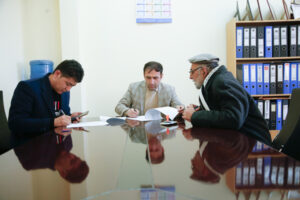 Faiz Mohammad Kateb Curative Hospital singed an MoU with Central Blood Bank.