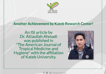 Article by Dr. Attaullah Ahmadi was published in another International Prestigious Journal.