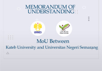 MoU between Kateb University and Indonesian Government University (UNNES).