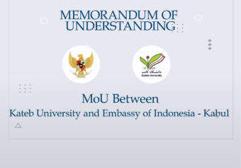 MoU between Kateb University and the Embassy of Republic of Indonesia.