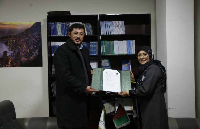 Kateb University signed MoU with Future for Afghan Children Organization.